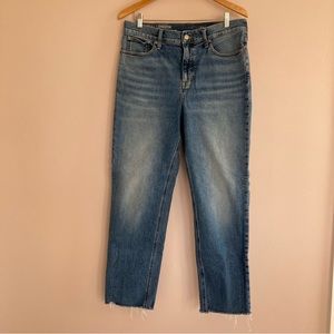 J. Crew High Rise Straight Jeans